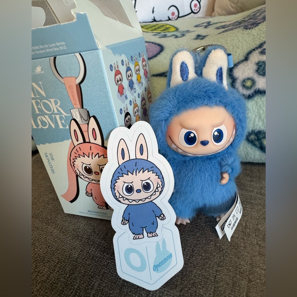 Pop Mart’s Labubu Pin for Love Series. New and confirmed letter ‘O’